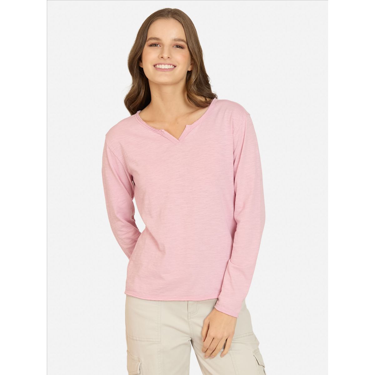 MAUI AND SONS - Polera ML Kalani Rosado Mujer Maui And Sons - Rosa