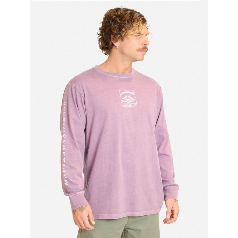 MAUI AND SONS - Polera ML Mesuf Burdeo Hombre Maui And Sons - Burdeos