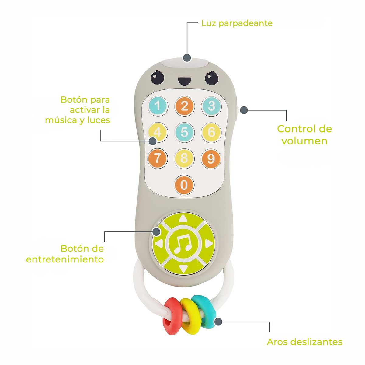 INFANTINO - Juguete Control Remoto Music & Light