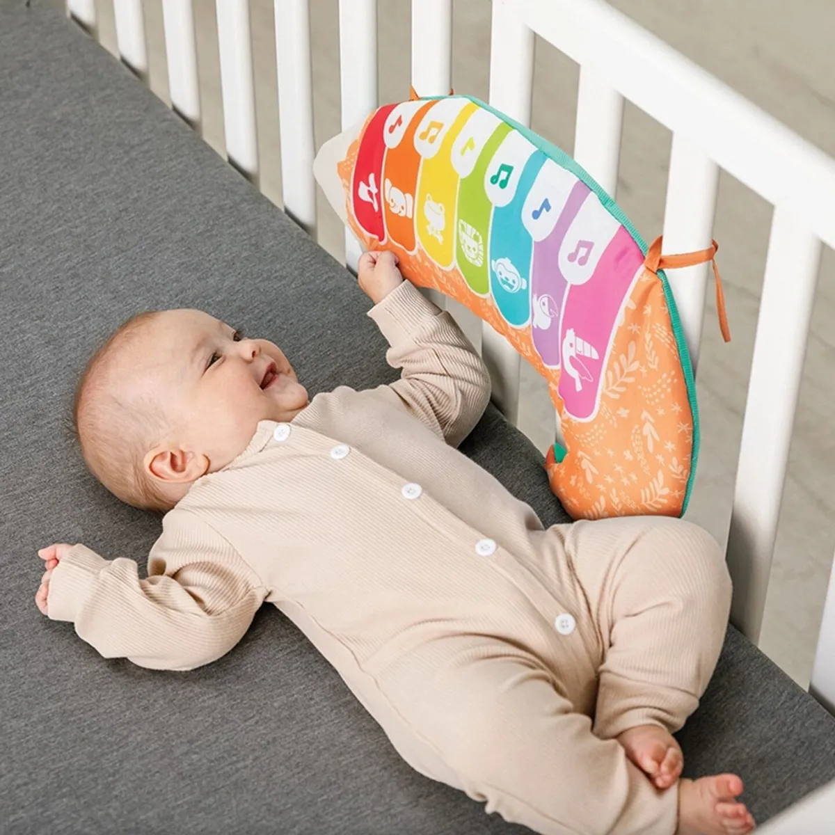 INFANTINO - Grow with me 3 in 1 Tummy Time Piano Fox