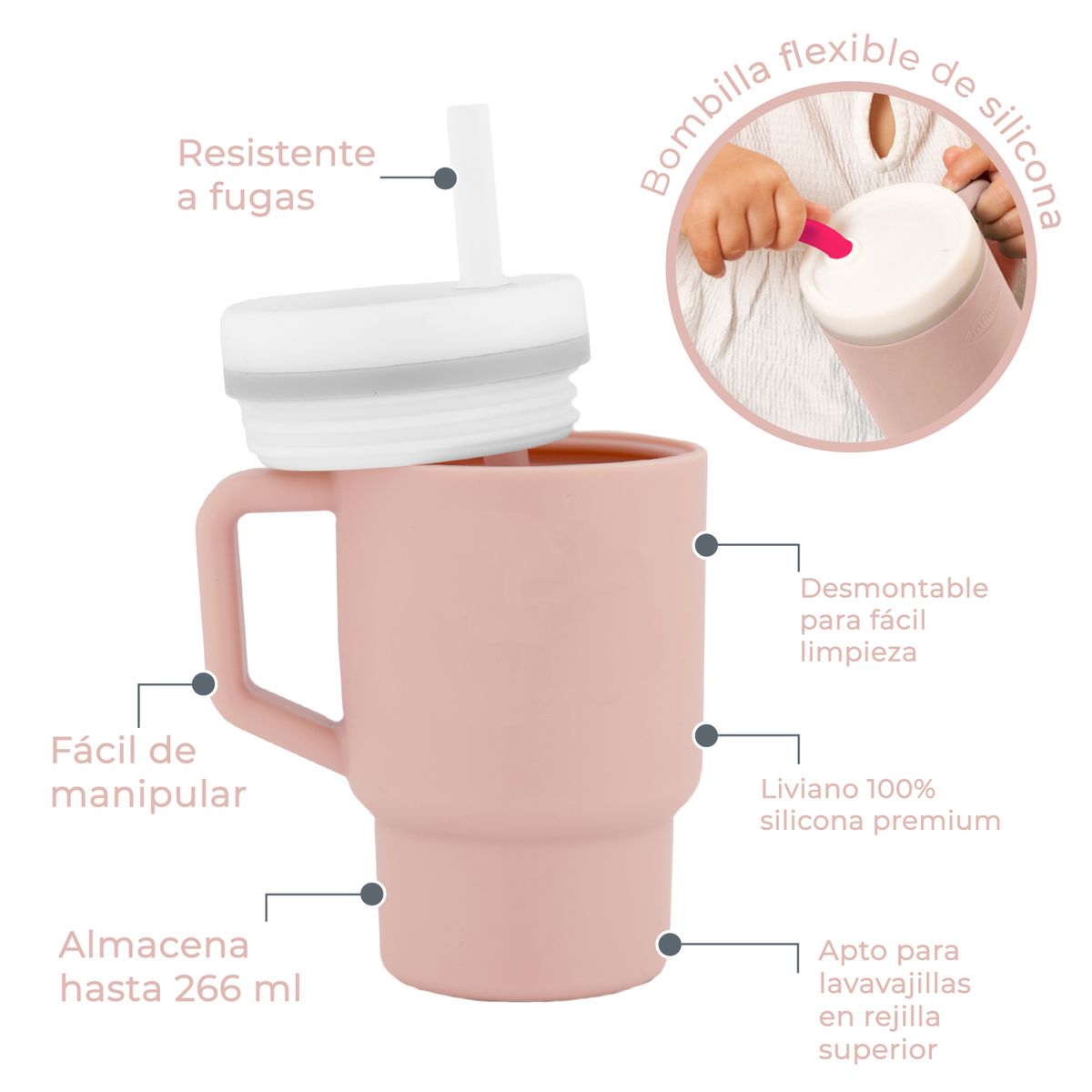 INFANTINO - Vaso Entrenamiento My 1st Tumbler Pirouette