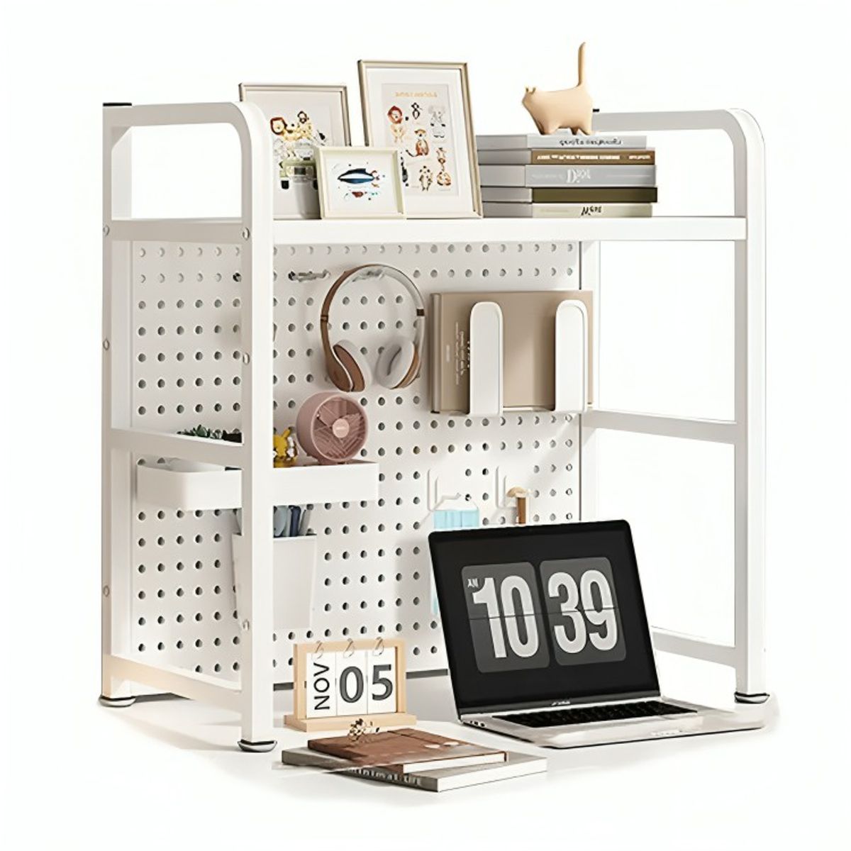 GENERICO - Rack Estante Organizador De Escritorio 1 Nivel 55x68x20