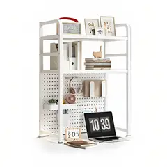 GENERICO - Rack Estante Organizador De Escritorio 2 Niveles 55x98x20