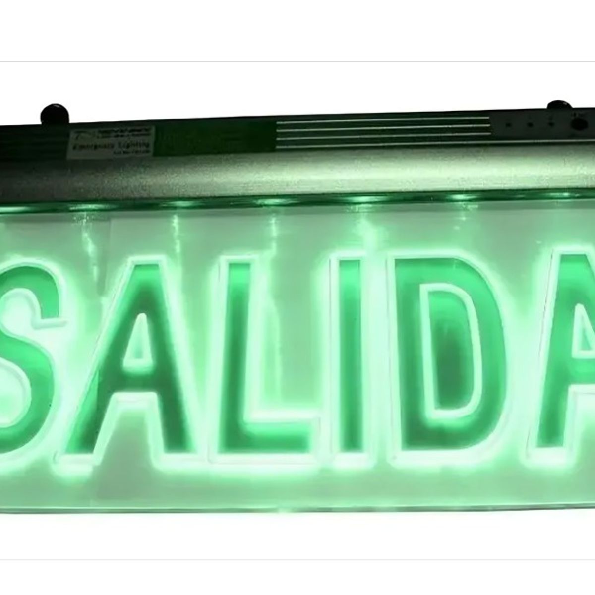 GENERICO - Letrero Led Salida De Emergencia Recargable