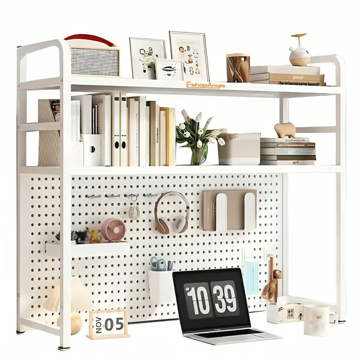 GENERICO - Rack Estante Organizador De Escritorio 2 Niveles 75x98x20