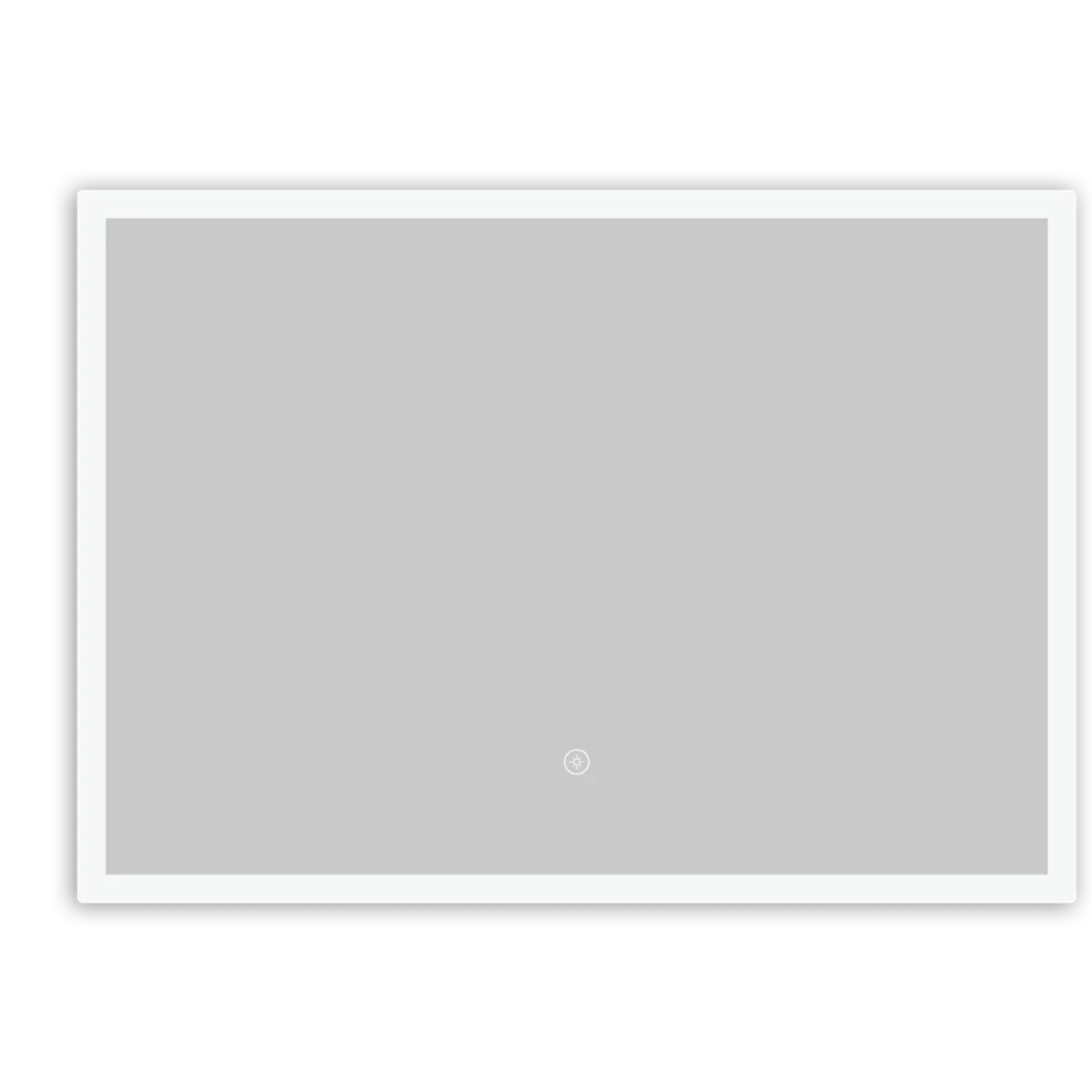 DELL ORTO - Espejo rectangular 4 mm Led touch 70x50 cm iluminación frontal - Iseo…