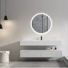 DELL ORTO - Espejo circular Led touch 60 cm Iluminación frontal - Capri…