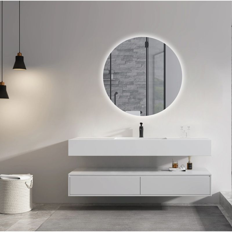 DELL ORTO - Espejo circular Led touch 90 cm Iluminación trasera - Tivoli