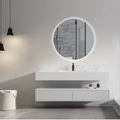 DELL ORTO - Espejo circular Led touch 90 cm Iluminación trasera - Tivoli…