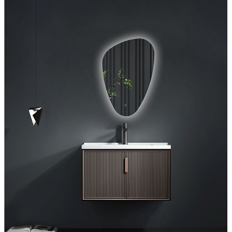 DELL ORTO - Espejo orgánico Led touch 60x90 cm Iluminación trasera - Riva
