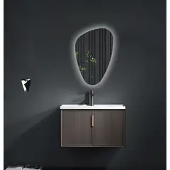 DELL ORTO - Espejo orgánico Led touch 60x90 cm Iluminación trasera - Riva…