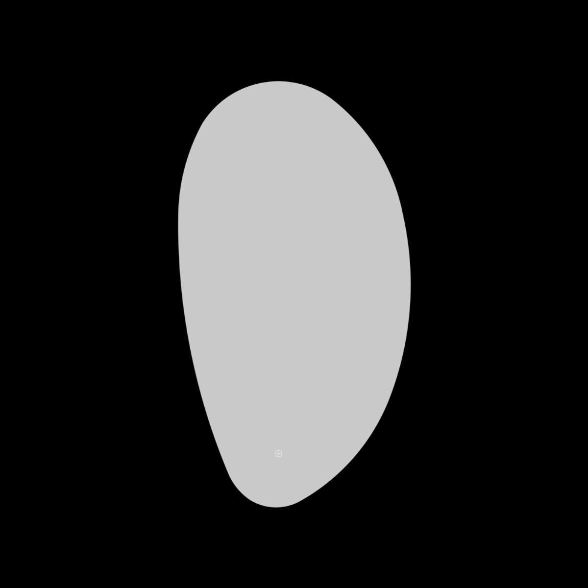 DELL ORTO - Espejo orgánico Led touch 60x110 cm Iluminación trasera - Verdi…