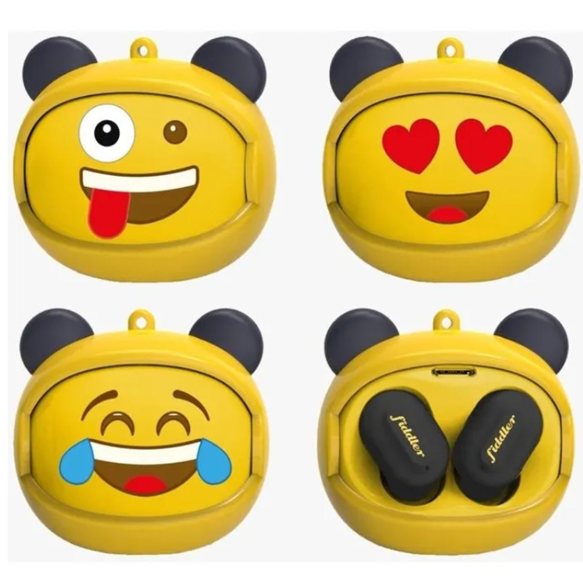 FIDDLER - Audífono Bluetooth Emoji Rolling Face Fiddler