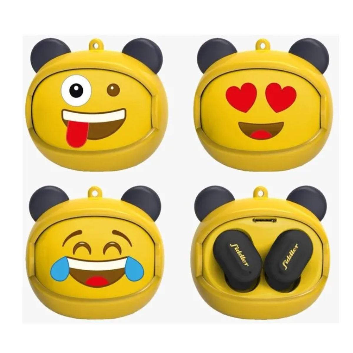 FIDDLER - Audífono Bluetooth Emoji Rolling Face Fiddler