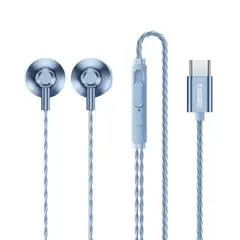 REMAX - Audífonos RM-711A Tipo-C Varios Colores Azul