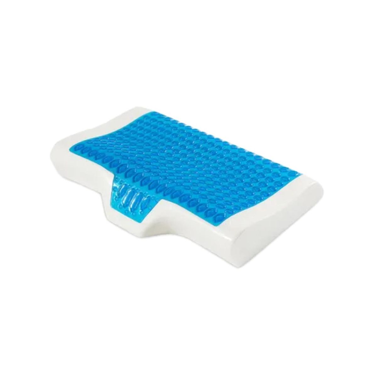 MAXCARE - Almohada Cervical Viscoelastica Gel Comfort 60x38x12/8