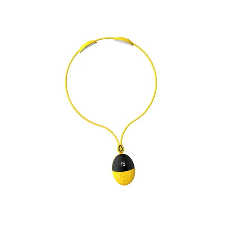 GENERICO - Masajeador Colgante De Cuello Por Impulsos Inteligente Ks-9 Color Rojo