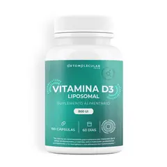 ORTOMOLECULAR - Vitamina D3 Liposomal 800UI 60 Capsulas