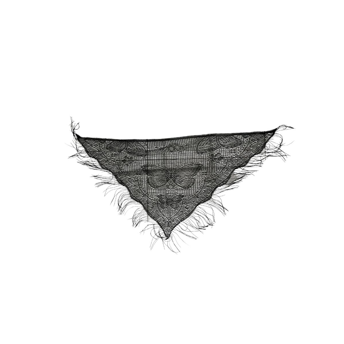 GENERICO - Puntilla Chal Traje Tipico Baile Chilote Niña