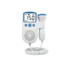 GENERICO - Monitor de frecuencia cardíaca Doppler fetal de color azul