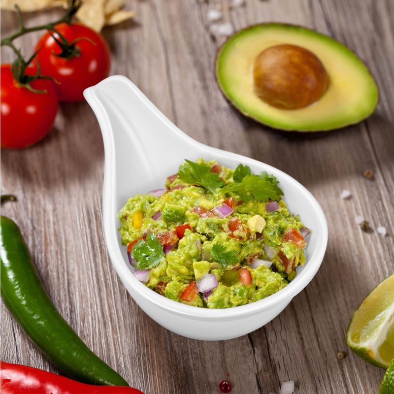 GENERICO - Pocillo Para Salsas Ramekin Salsero Ceramica X2