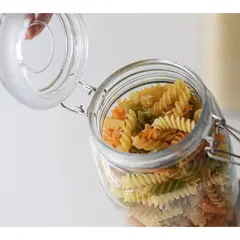 ALLEGRA - Set 2 Frasco Tapa De Vidrio Hermetica 1000mL + 1400mL