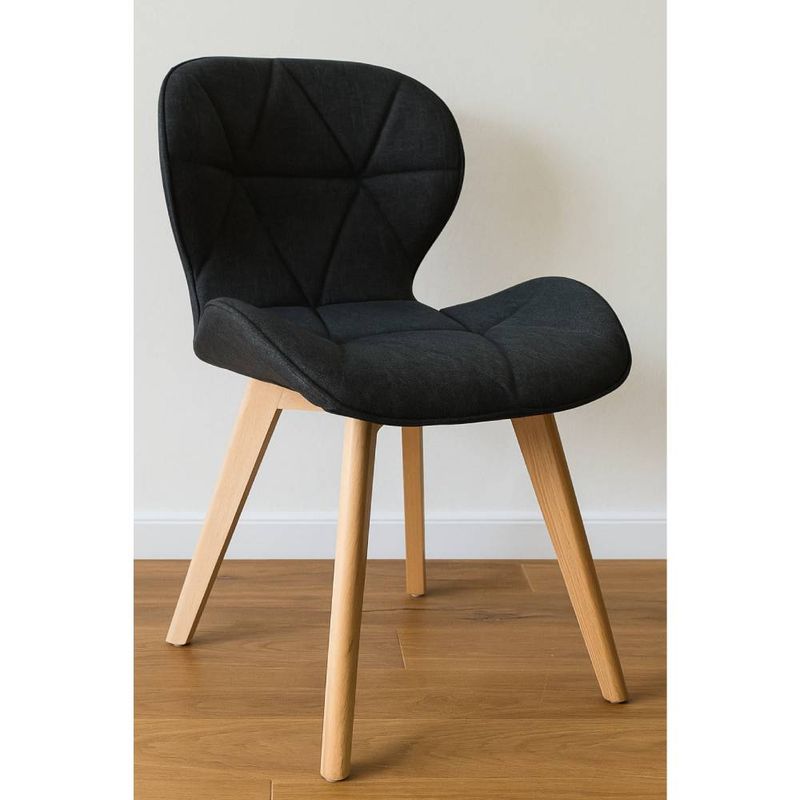 GENERICO - Silla Mariposa Lino - Negro