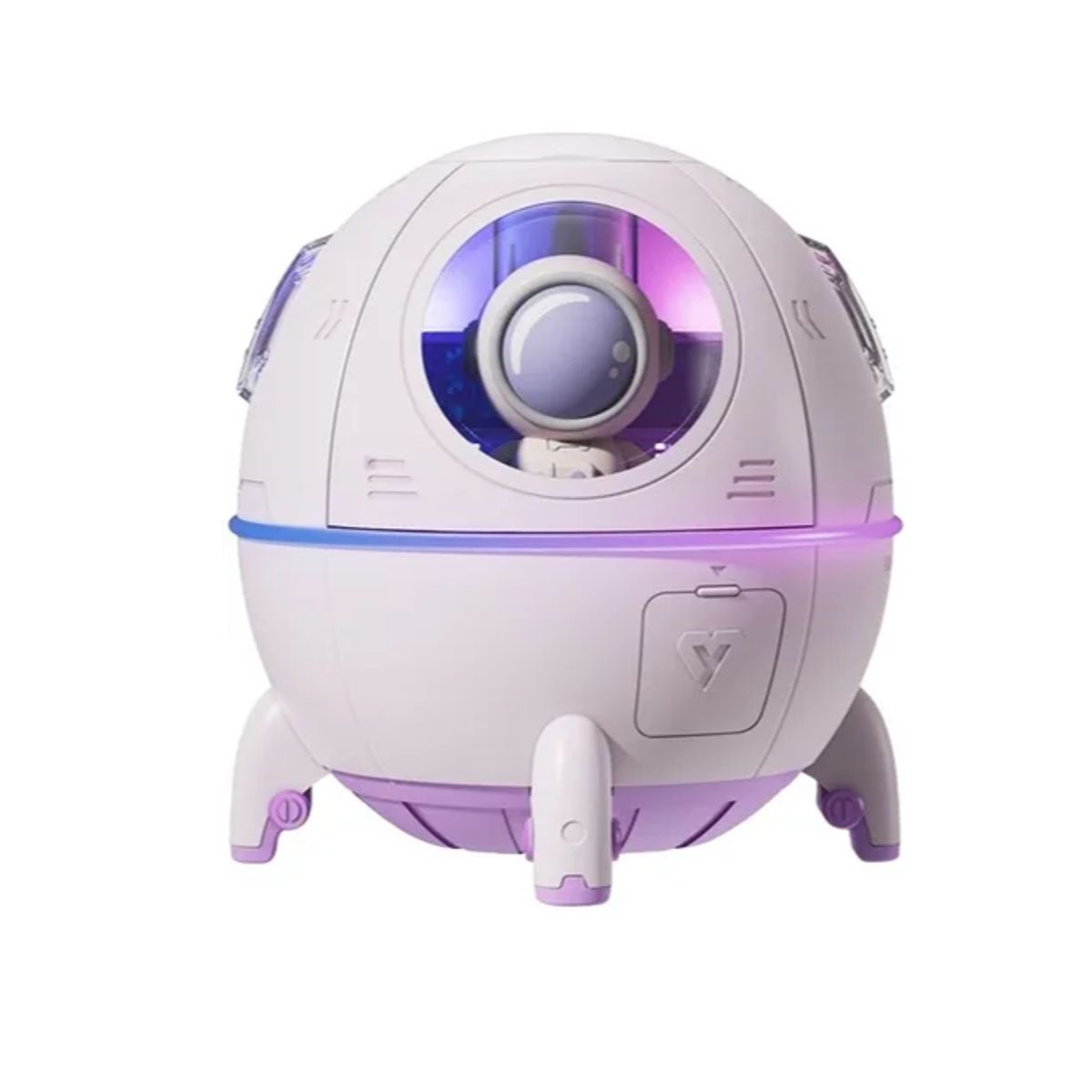 GENERICO - Humidificador Cápsula Espacial 220ml Usb Purificador Difusor Color Blanco