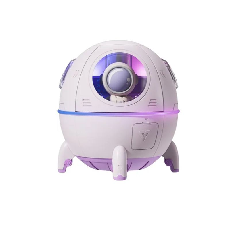 GENERICO - Humidificador Cápsula Espacial 220ml Usb Purificador Difusor Color Blanco