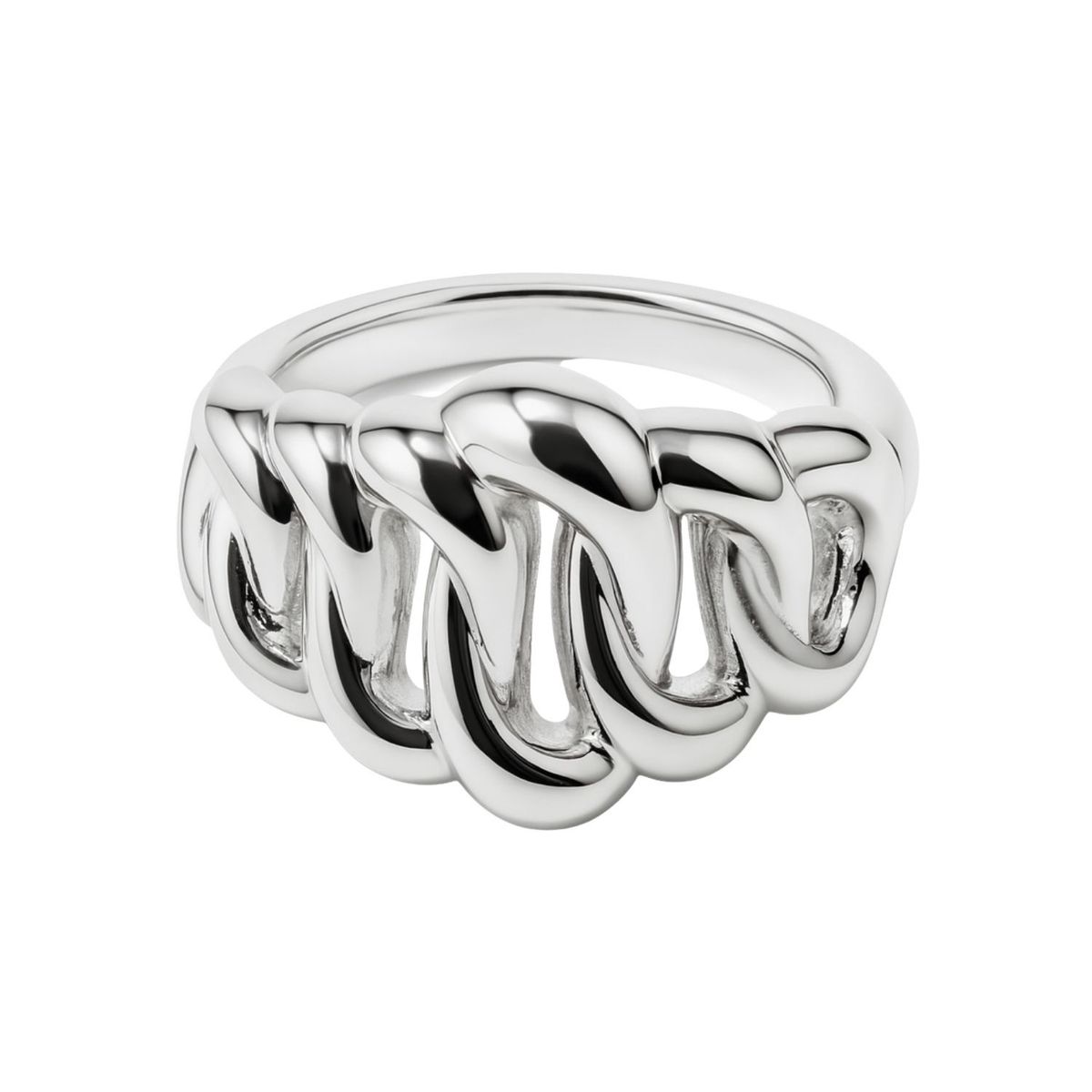 JB JOYAS BARON - Anillo de Plata Esterlina 925 Entrelazado