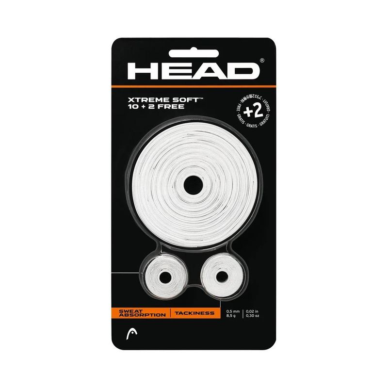 HEAD - Overgrip Head Blister Xtreme Soft 10+2 Blanco