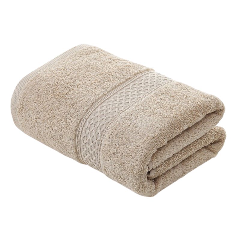 GENERICO - Toalla de Baño Cuerpo Beige 100% Algodon Gruesa