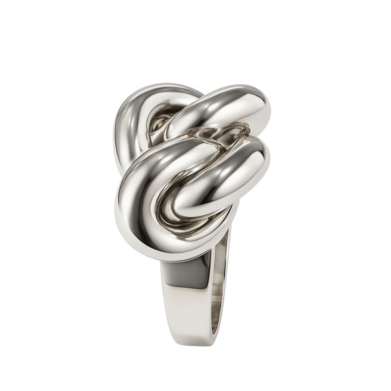 JB JOYAS BARON - Anillo de Plata Esterlina 925 Trenzado