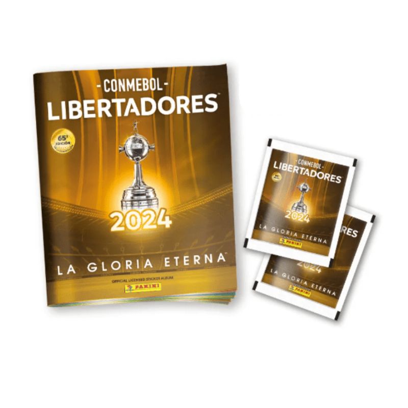 PANINI - ÁLBUM TAPA BLANDA + 40 SOBRES COPA LIBERTADORES 2024