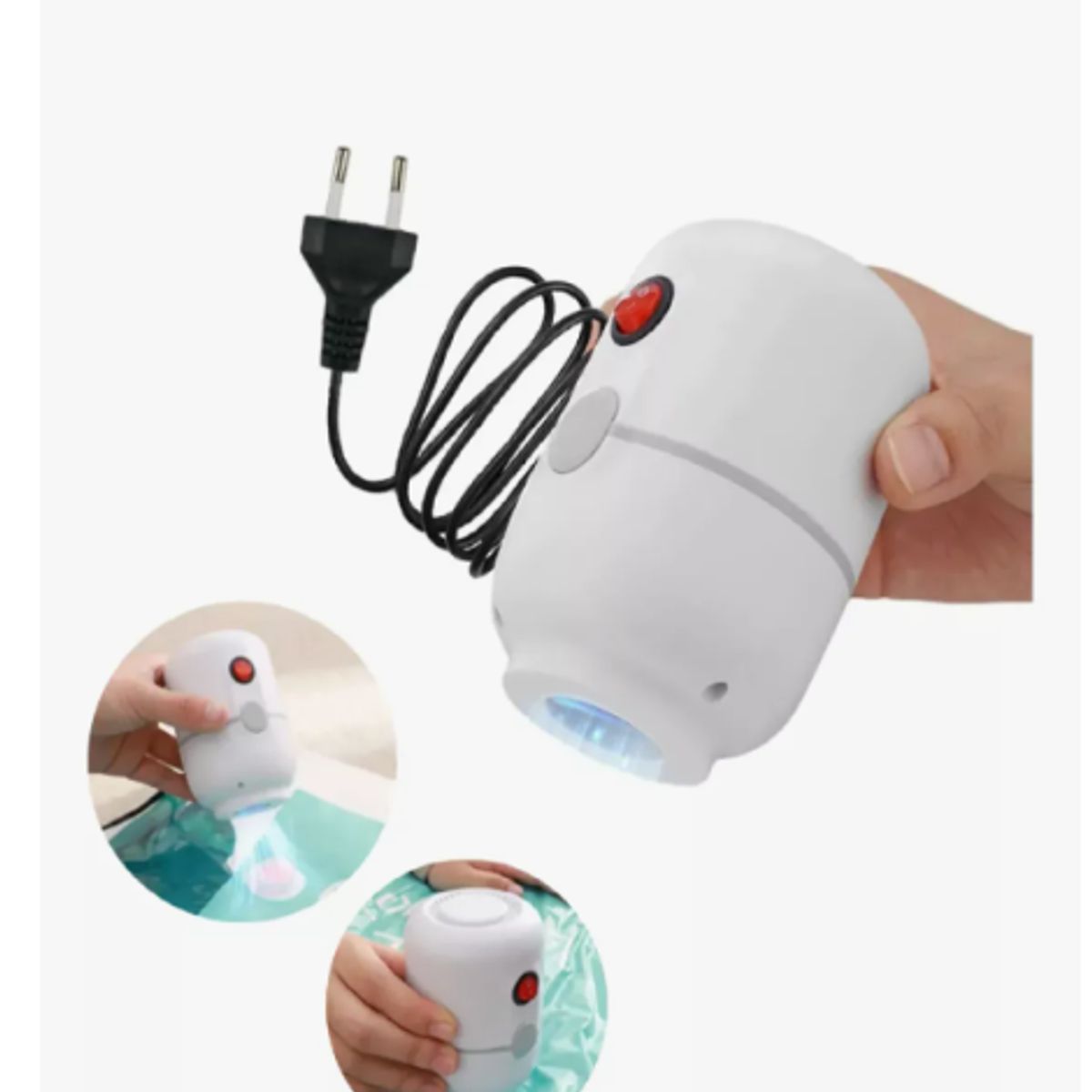 GENERICO - Bomba Automatica De Bolsas Sellado Al Vacio Inteligente