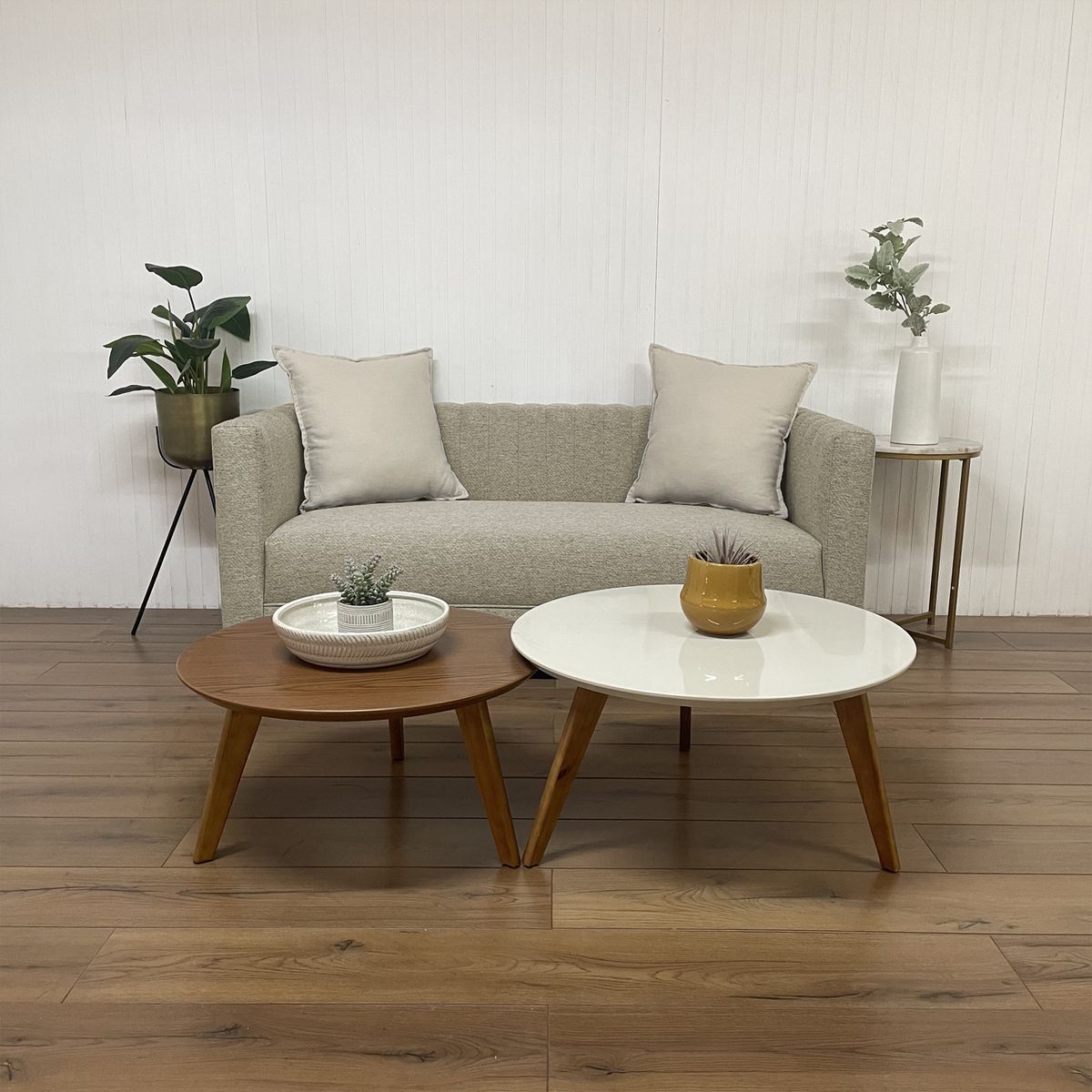 SOFAS HOME - SOFA INDO CHENILLE BEIGE