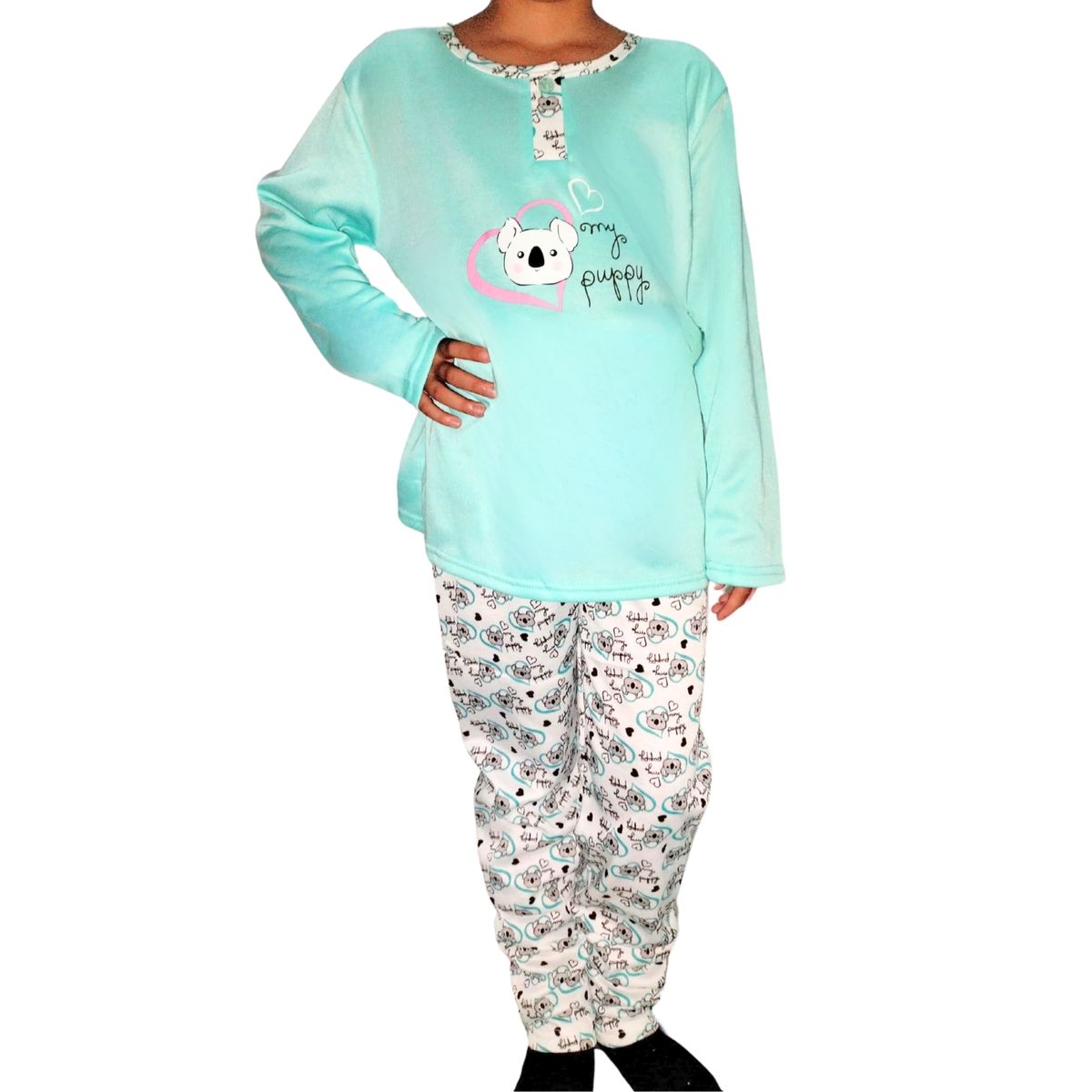 LIKE SHOP - Pijama Franela Niña Invierno Manga Larga 457