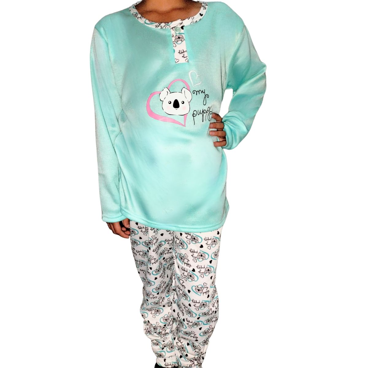 LIKE SHOP - Pijama Franela Niña Invierno Manga Larga 457