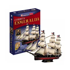 CUBICFUN - PUZZLE 3D CORBETA LA ESMERALDA DE ARTURO PRAT