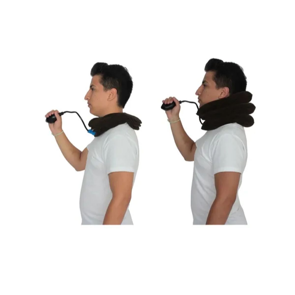 GENERICO - Cojín Inflable Collar Tracción Cervical Alivia El Dolor