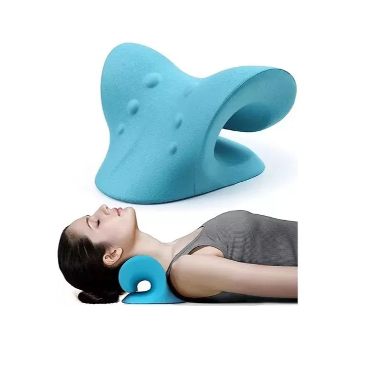 GENERICO - Almohada De Masaje Para Cervical Quiropráctica De Tracción