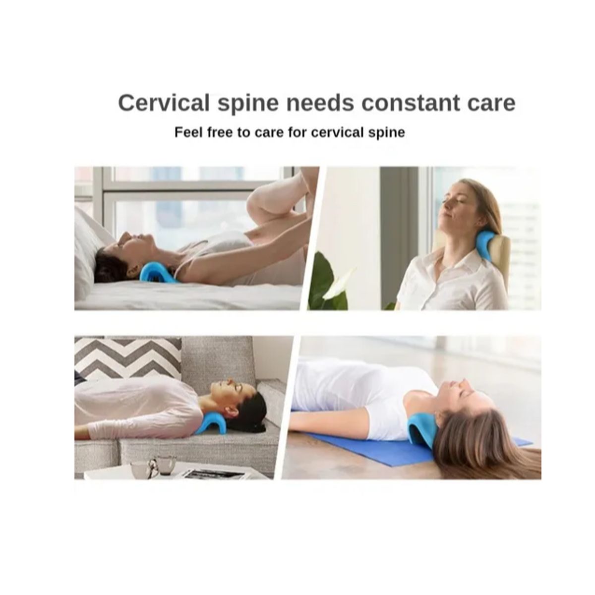 GENERICO - Almohada De Masaje Para Cervical Quiropráctica De Tracción