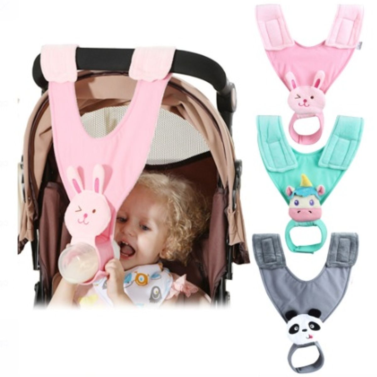 GENERICO - SUJETADOR MAMADERA PARA COCHE BEBE