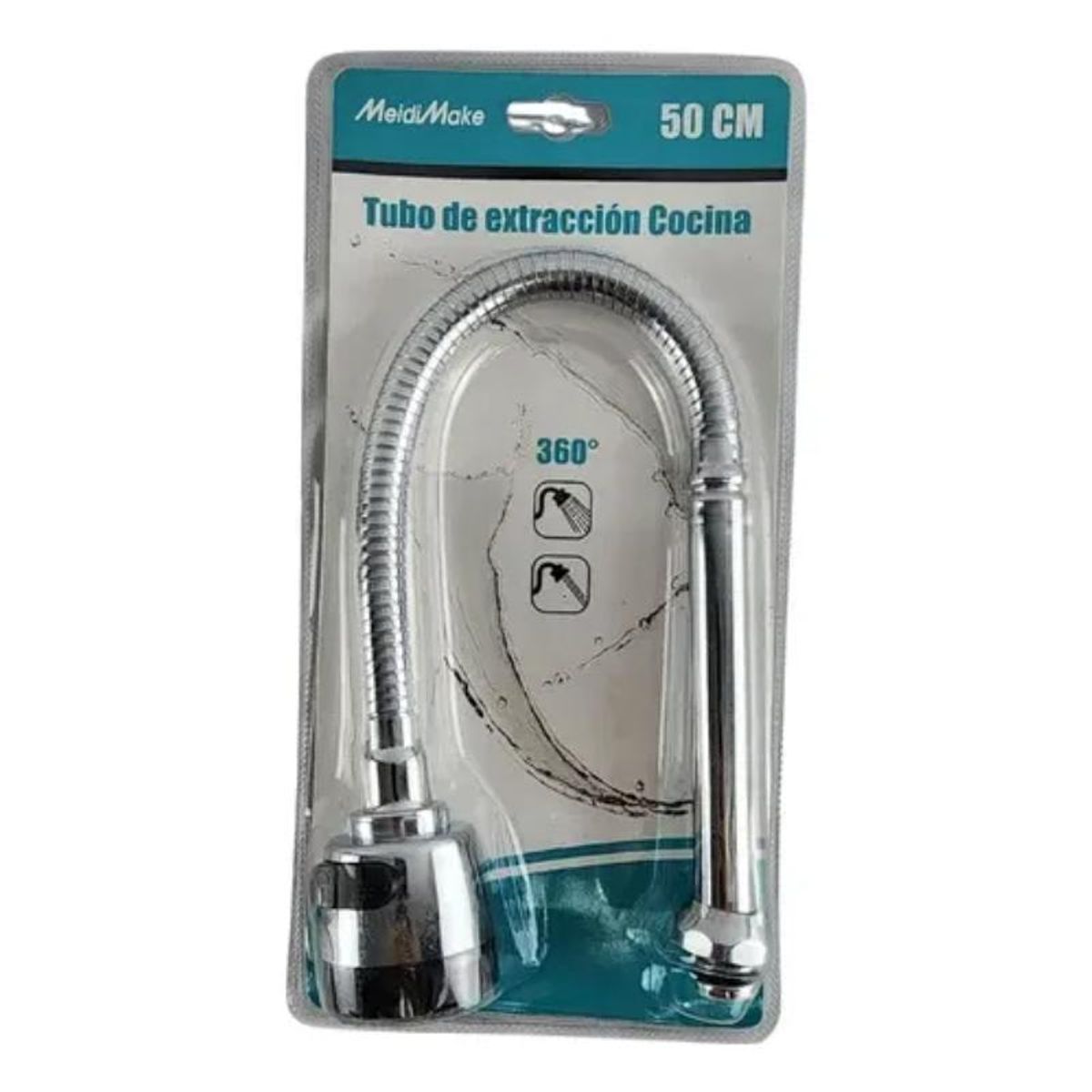 GENERICO - Cabezal Con Manguera Para Lavaplatos Flexible 360 Grados