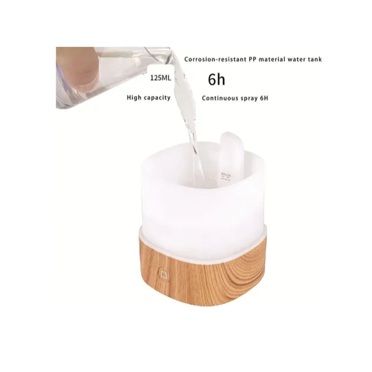 GENERICO - Humidificador Purificador De Aire Difusor Aromas Ultrasónico