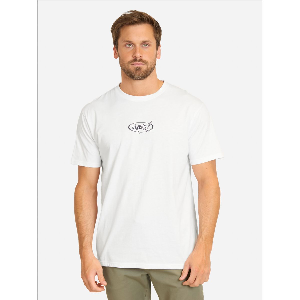 RIP CURL - Polera Rip Script Blanco Hombre Rip Curl - Blanco