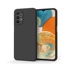 GENERICO - Carcasa Silicona Color Para Samsung Galaxy A32 5G - Negro