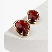 Aros Mujer Piedra Resina