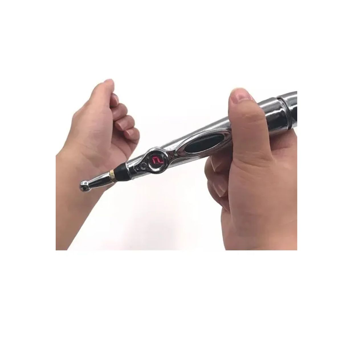 GENERICO - Lápiz De Acupuntura Masaje Electrónico 2 Puntas Para Masajes