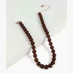 LOUNGE - Collar Mujer Borlas Resina